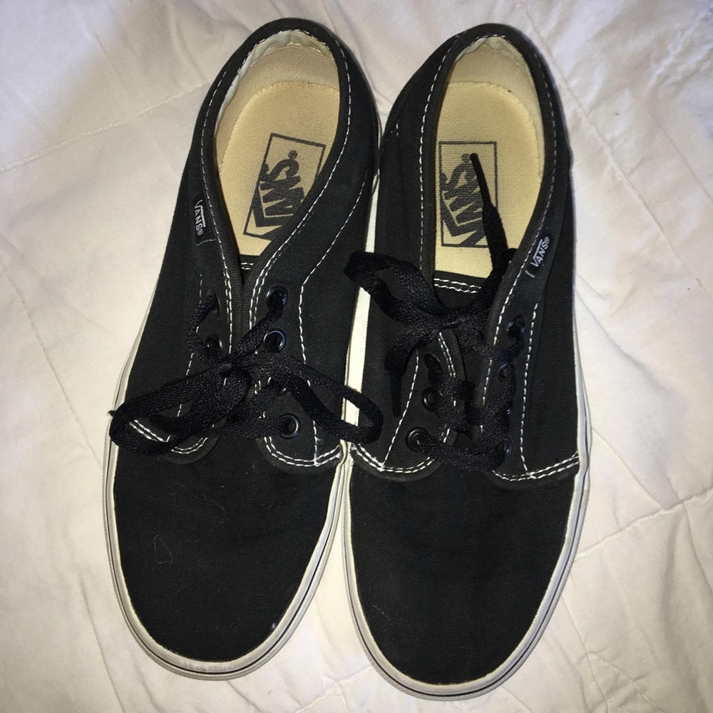 Unique black classic style vans!